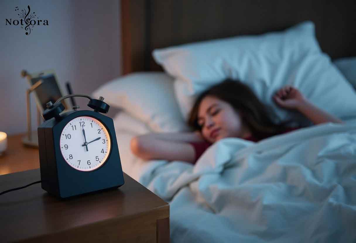 ۱۰ موسیقی آرامشبخش برای خواب عمیق | بهترین ملودیها برای آرامش ذهن 4 فردی در حال تنظیم تایمر برای موسیقی قبل از خواب